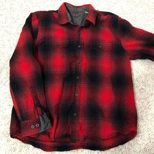 Woolrich Red and Black Plaid Shirt